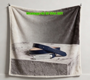 Burberry Belt Print Flannel Fleece Sofa Throw Blanket B258